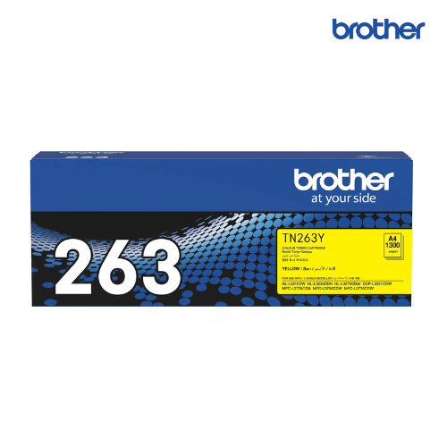 ตลับหมึกแท้ Toner Original Compatible Brother TN-263Y, TN263
